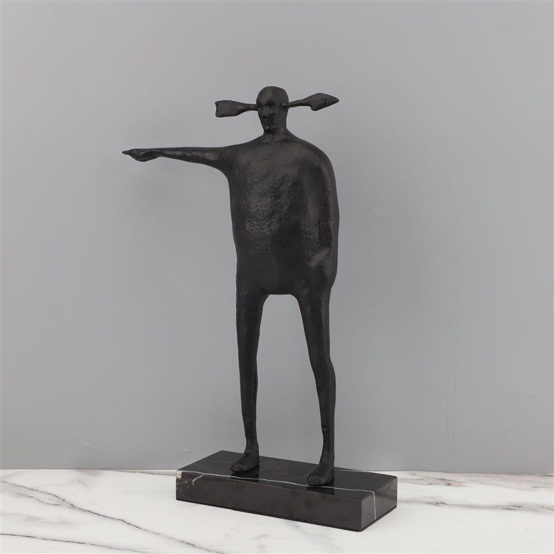 简约现代黑色金属箭头人物摆件样板间卧室客厅电视柜桌面软装饰品,特色手工艺,其他特色工艺品,淘宝优惠券,粉丝福利购,淘宝优惠卷