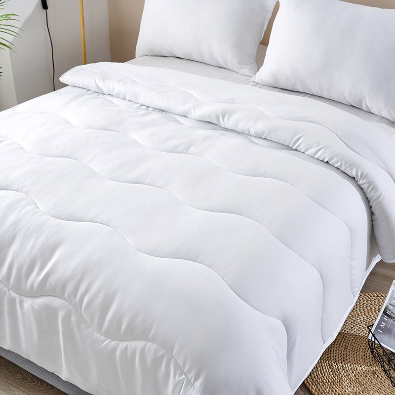 酒店整张羽丝绒被子聚酯纤维被化纤被民宿宾馆被芯冬被加厚春秋被