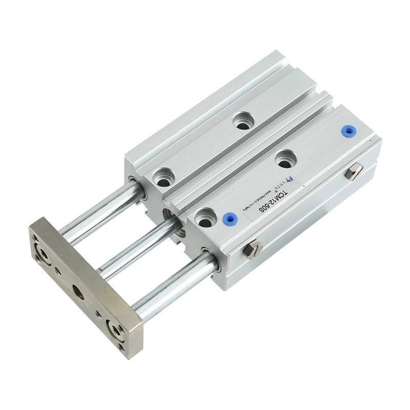 三轴三杆导杆气缸TCM12X10/20/25/40/60/75/100S薄型带磁柱滚珠轴