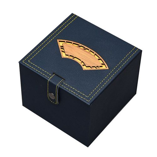 紫砂壶包装锦盒扇形皮盒 瓷器盖杯款长方形礼品盒 建盏收纳盒