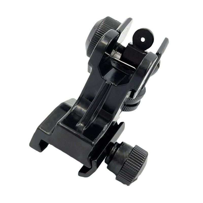 CQB金属后准司骏M4JM9代M4A1下供软弹改装JM13后准金属机械瞄