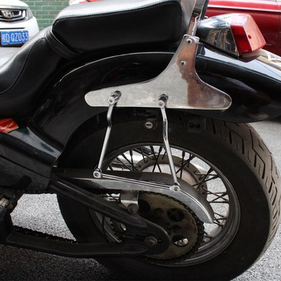 太子摩托车边包架 摩托车通用改装配件saddlebag 电镀边包架R-006