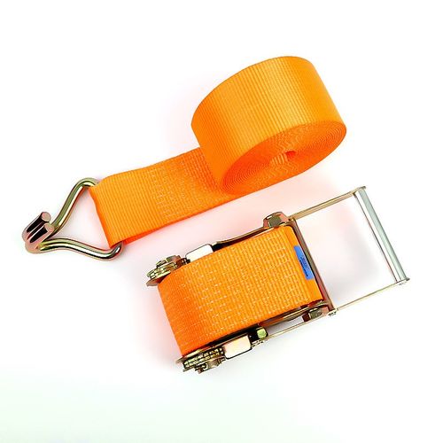 4寸10吨双钩捆绑器 摩托车涤纶钢架捆绑器棘轮货车货物加宽捆绑带