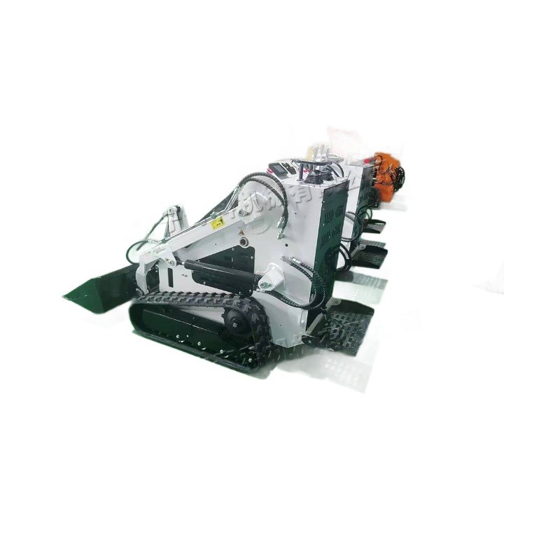 全地形小型铲土机 室外工程建设堆土机 室内外履带式滑移装载机