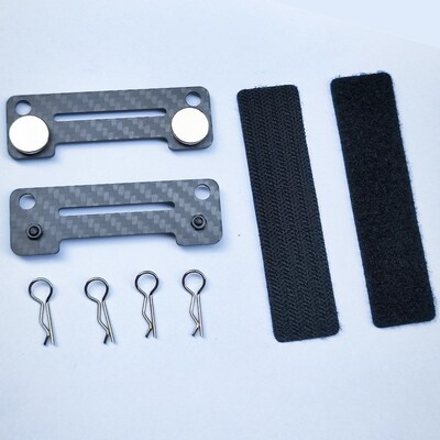 DGLiLo 田宫 TAMIYA TT02 XV02 XV01 碳纤维隐形车壳柱 加强支撑