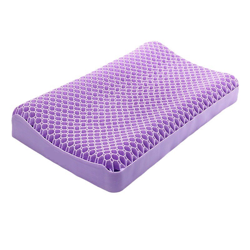 TPE记忆棉果胶枕头波浪形蜂窝透气枕芯可水洗儿童成人释压记忆枕