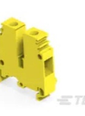 TE/泰科接线端子1SNK710067R0000弹簧接线端子ZK10-3P-PV-BL接地