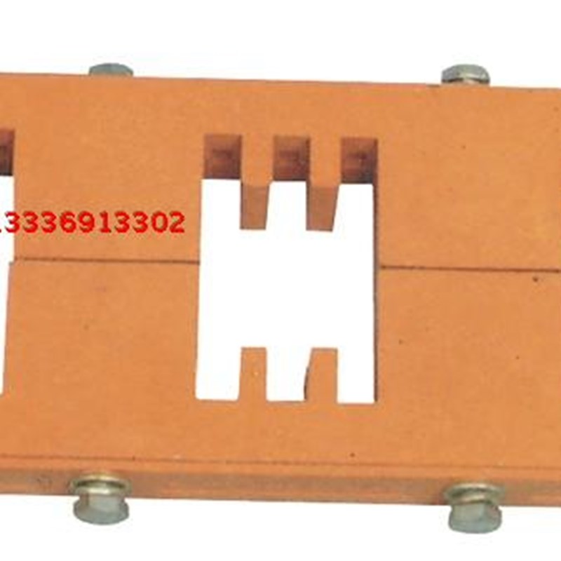 大电流母线夹 海坦PMJ5B-3*3绝缘母线框 3相3排 9个孔 相距120MM