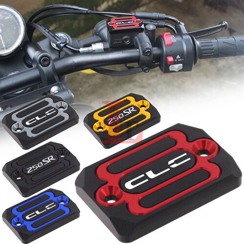 适用春风250CLC 250SR 23-24年改装上泵盖前刹车油杯罩油壶保护盖