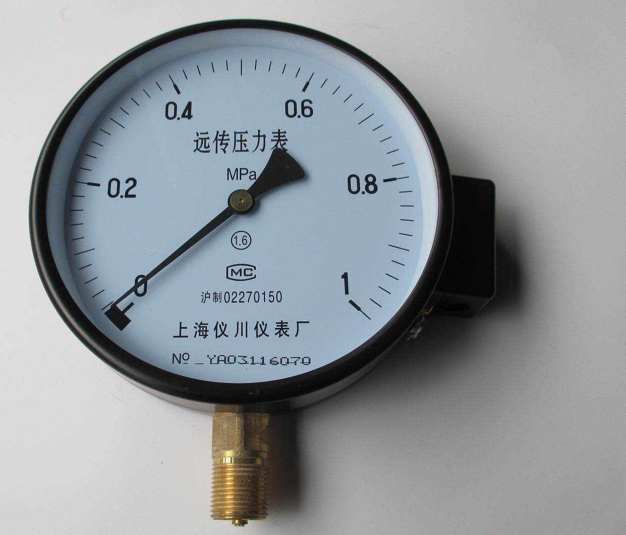 1mpa 10kg自来水厂供水压力表 YTZ-150 远传压力表 150mm恒压阀表