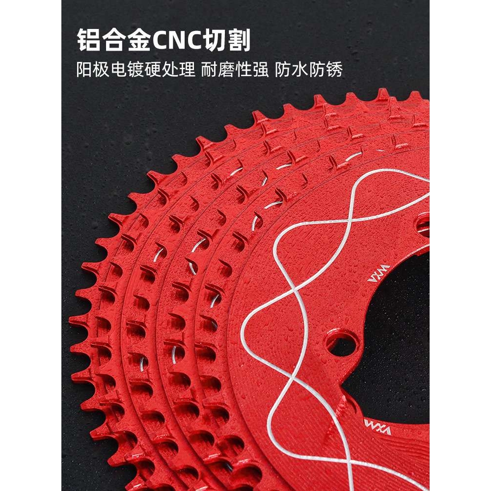 110BCD正负齿牙盘四孔封闭盘 3钉/8钉直装3mm偏移量自行车牙盘