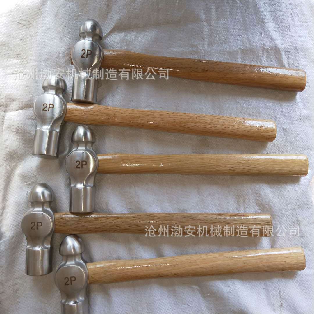 不锈钢圆头锤304防磁锤子 奶头锤防磁榔头1P2P3P