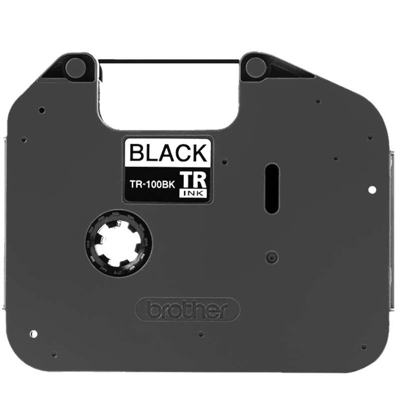 适用兄弟线号机色带标签机PT-E800TK TR-100BK 黑色色带TR100BK