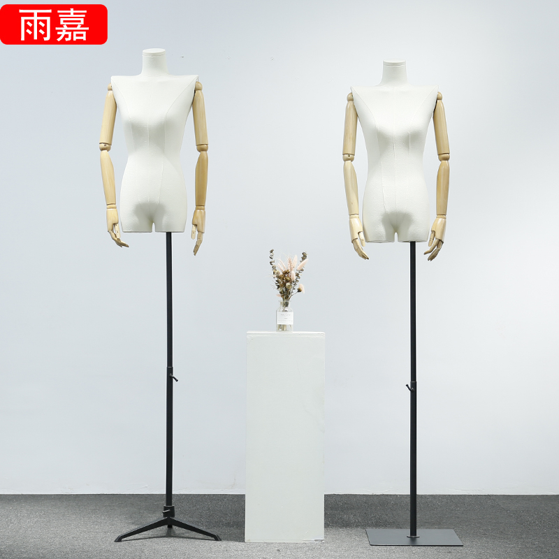 韩版平肩直角肩模特道具女锁骨人体小胸橱窗展示架服装店模特架子