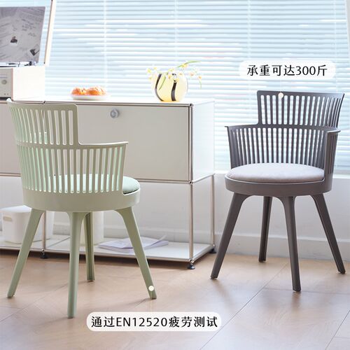 简约现代塑料椅子家用餐椅成人加厚凳子居家靠背椅网红休闲书桌椅