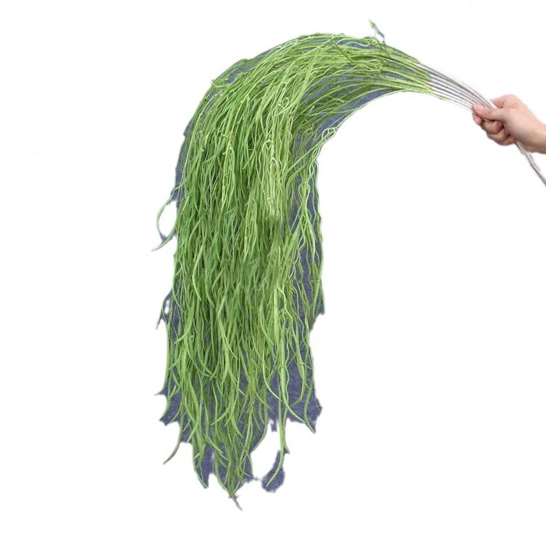 甄选悬挂仿真花婚庆装饰柔丽丝彩色波纹草情人泪花艺塑料花流苏吊