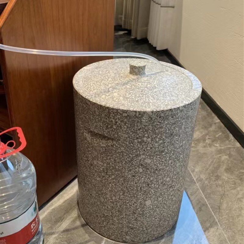 麦饭石水桶饮水机过滤天然x冷水缸 茶道储水罐净化水质包邮