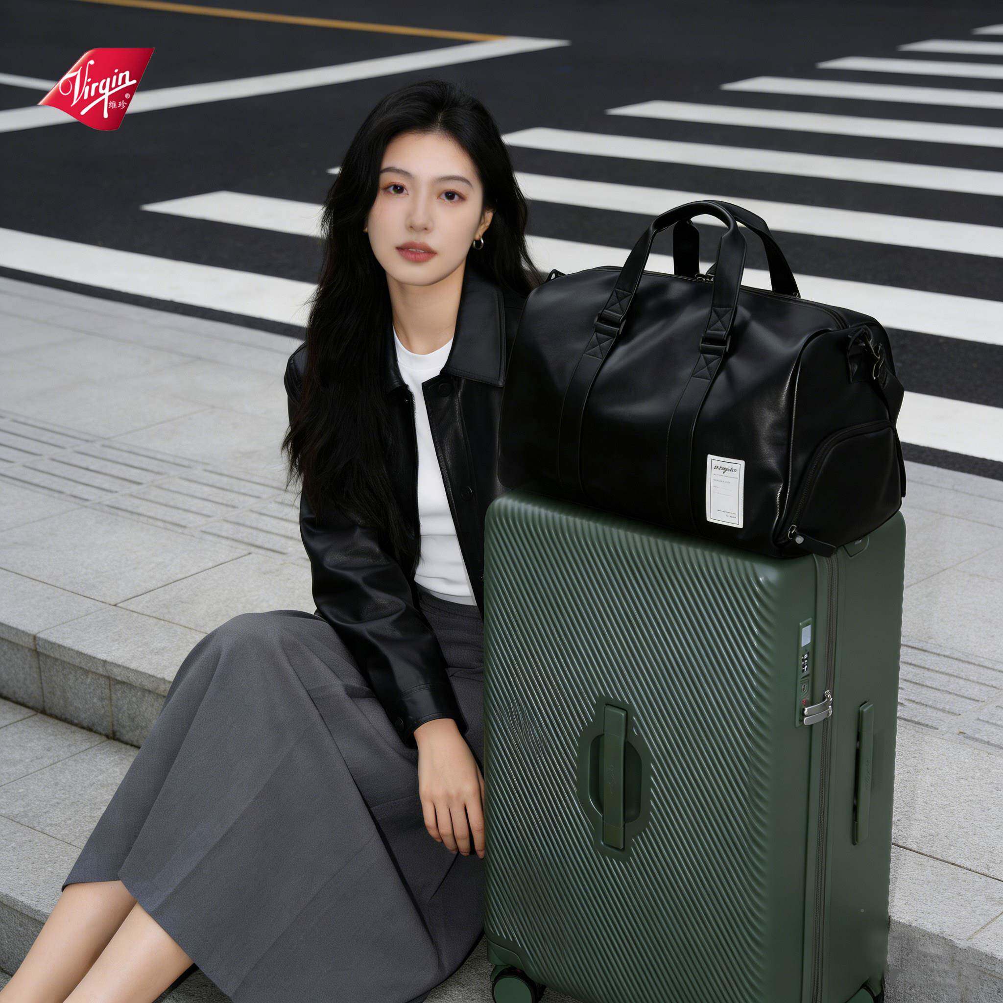 /多新款超大PC7655-1容量行李女功密码拉杆箱能旅箱行箱子
