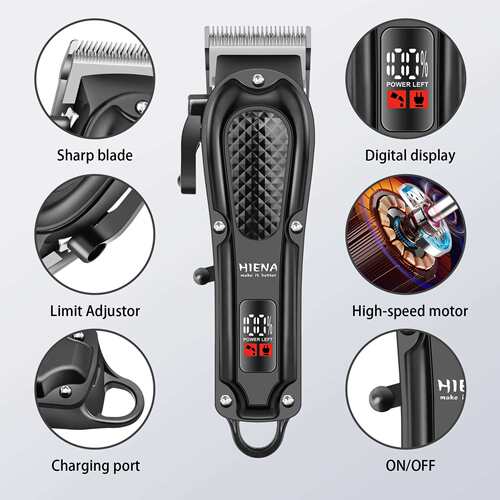 HIENA电动理发器电动剃头理发器电剪推自助寸头理发推子发廊专用