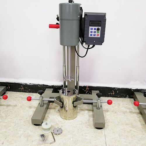 齐威高速分散机JFS-550 实验室用乳化混合机 550W工业搅拌机 方管