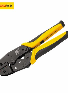 波斯工具 棘轮式端子压接钳 BS-D2116A 闭端接线压线钳1-5mm2