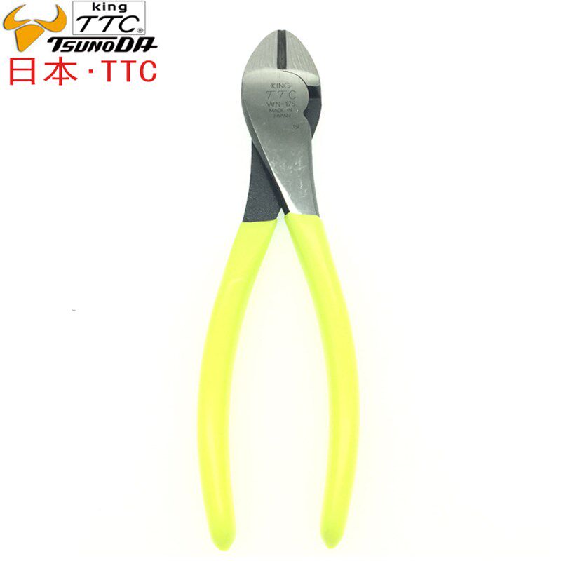原装铬钒合金钢TTC斜嘴钳-175进口强力斜口钳 钢丝钳省力剪切包邮
