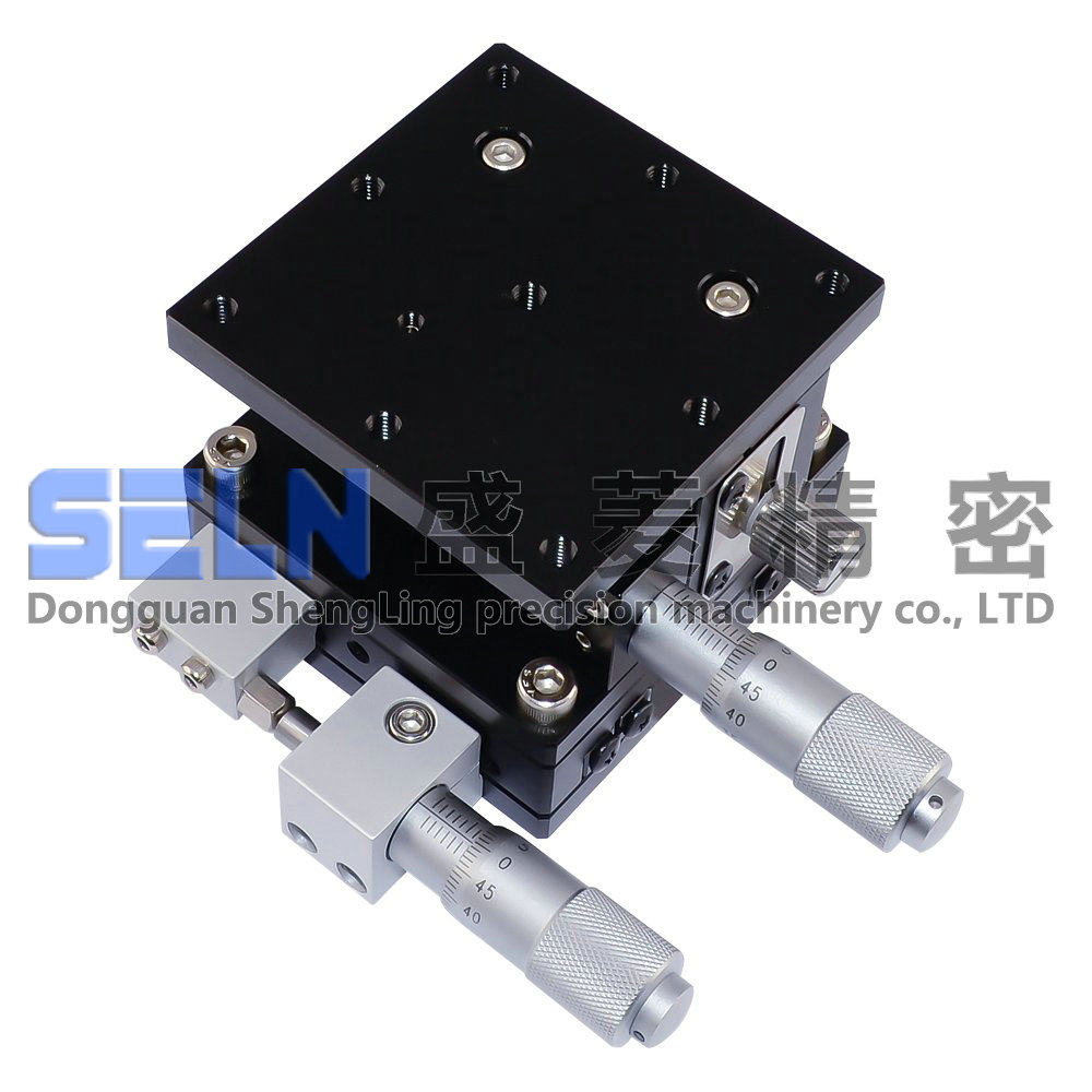 售LE/40/60/-L/XZ轴水平升降精密微调滑台交叉导轨型手动位移平台