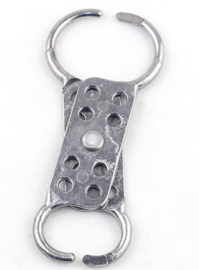 万用铝制搭扣锁/泛用八孔连牌锁/挂牌上锁锁具66513