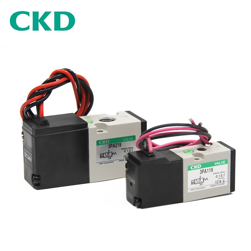 现货CKD电磁阀3PA119-M5-3 3PA219-06-3 3PA210-06-C2P-3 3PB210