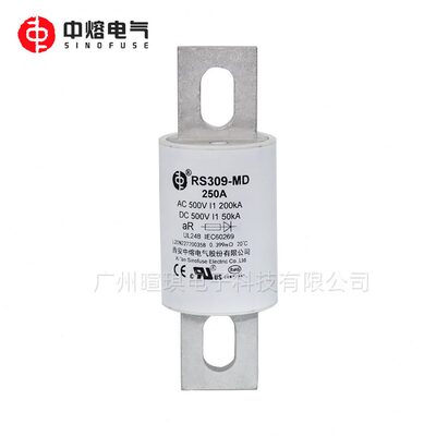 甄选西安中熔熔断器RS309-MD 35A 50A 600A 500V汽车快速熔断器保