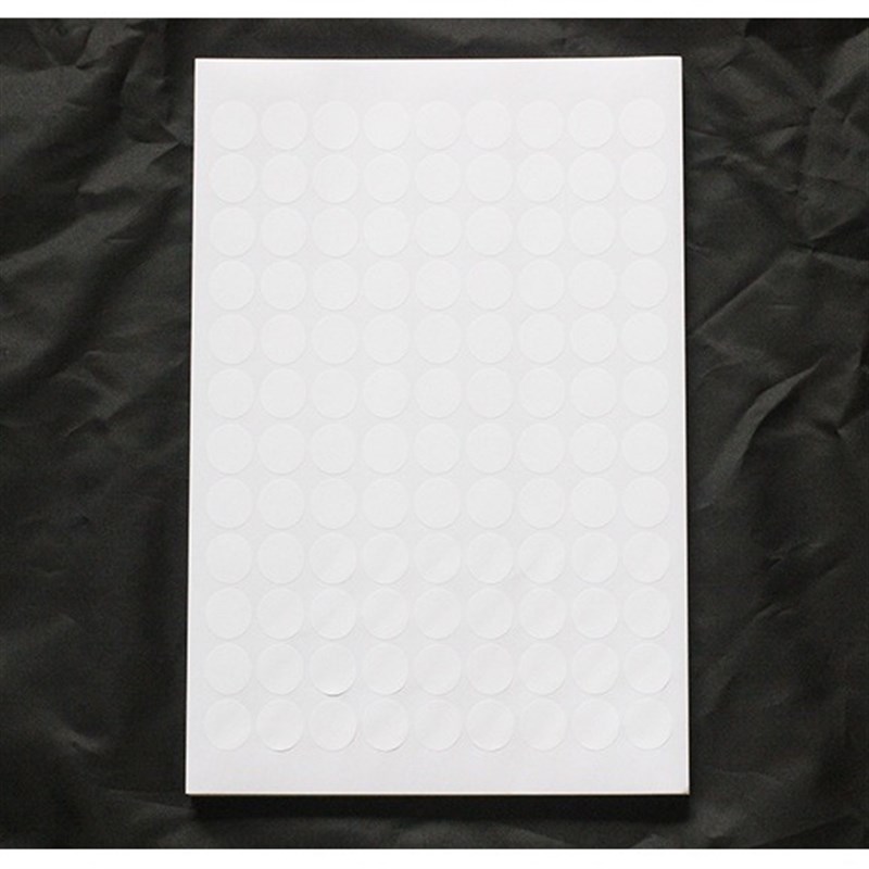 20mm圆形标签 a4不干胶贴纸 空白可激光喷墨针式多功能打印机打印