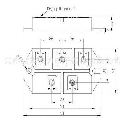 全新原装四菱 MDS150P-16 MDS200P-16 MDS250P-16 三相整流桥模块