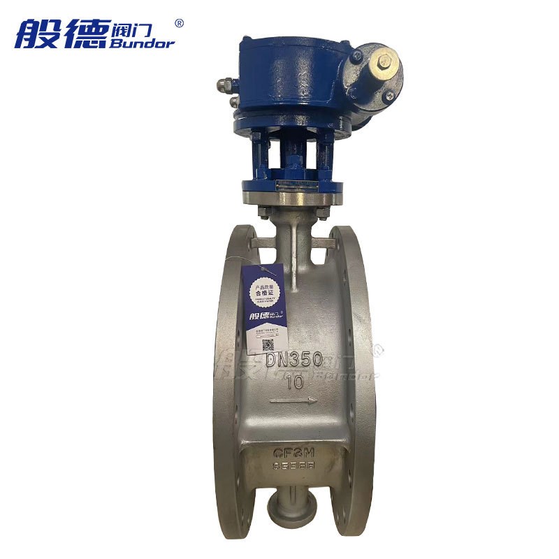 法兰蝶阀D343W-16P 三偏心多层次硬密封304不锈钢蝶阀厂家供DN100