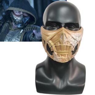 跨境真人快打乳胶面罩 Mortal Kombat万圣节面具影视周边装扮道具