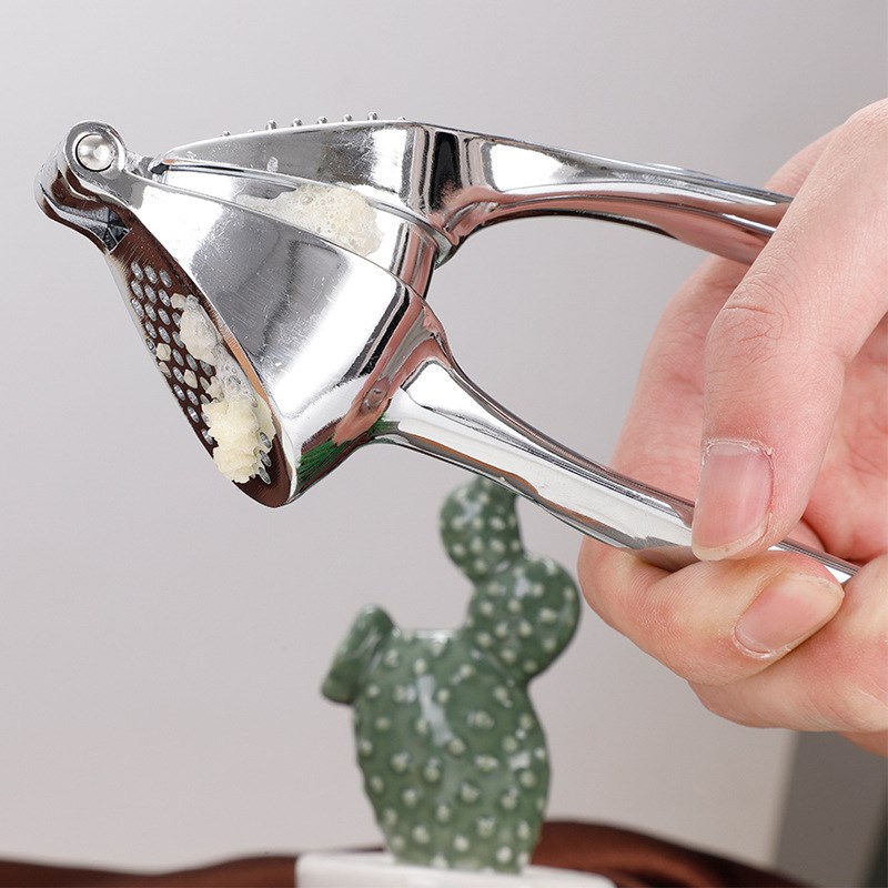 直销 手动锌合金压蒜器 新颖创意蒜泥器五金厨房用品