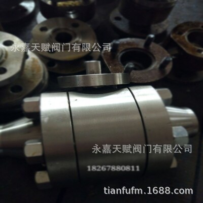 Q11/Q61f-NPT/SW不锈钢三片式球阀A105LF2F304F316L焊接球阀