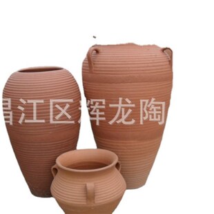 紫砂粗陶透气切口撒点大号陶罐盆个性创意时尚兰花月季多肉花盆