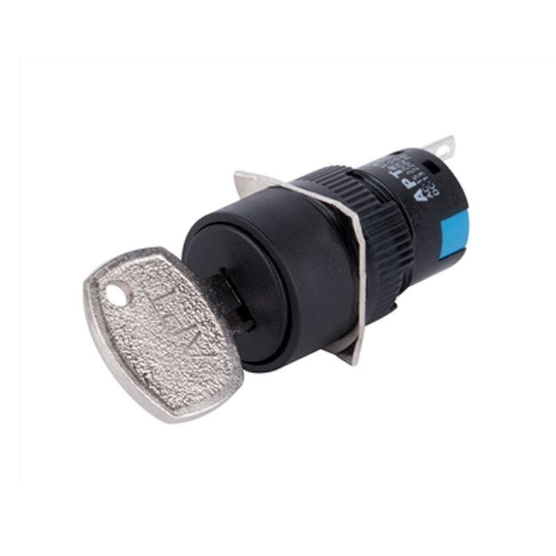 苏州APT/上海二工按钮LA39-E 钥匙钮LA39-E11Y/圆形钥匙开关