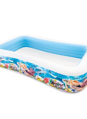 INTEX58485小型家庭戏水池充气游泳池儿童海洋球池沙池浴池