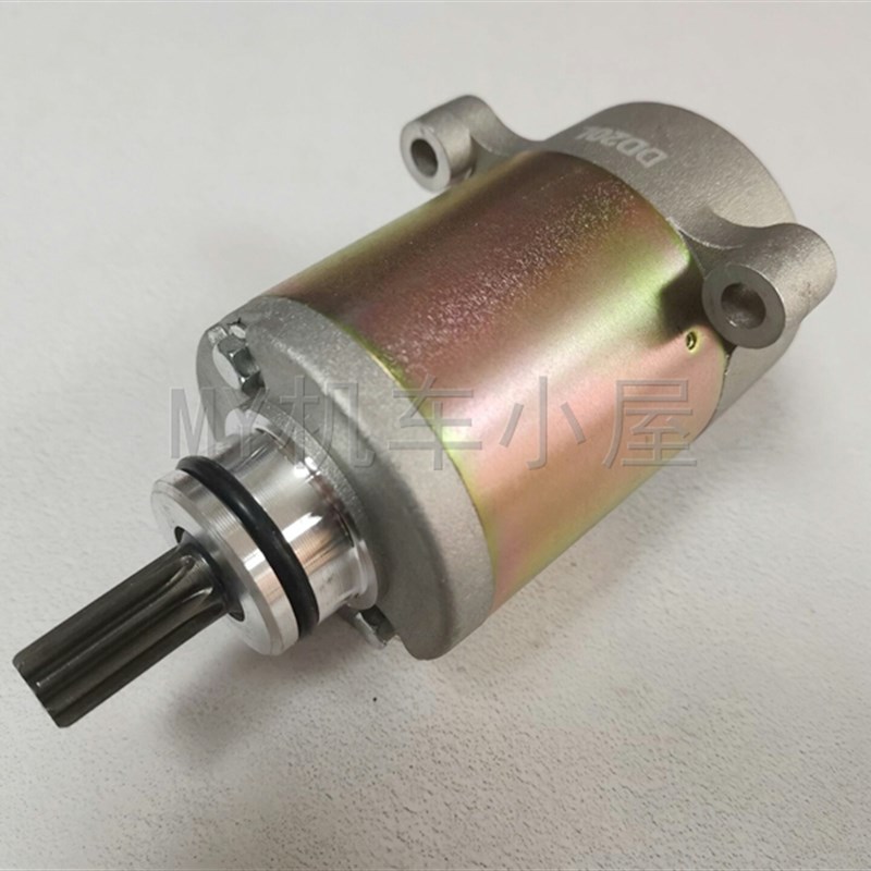 适用铃木韵彩QS100T/A/B启动马达 丽彩QS125T2/A/B起动电机总成