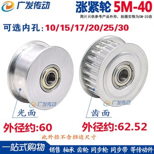 槽宽16 孔10 调节导向轮 涨紧轮 同步轮5M40齿