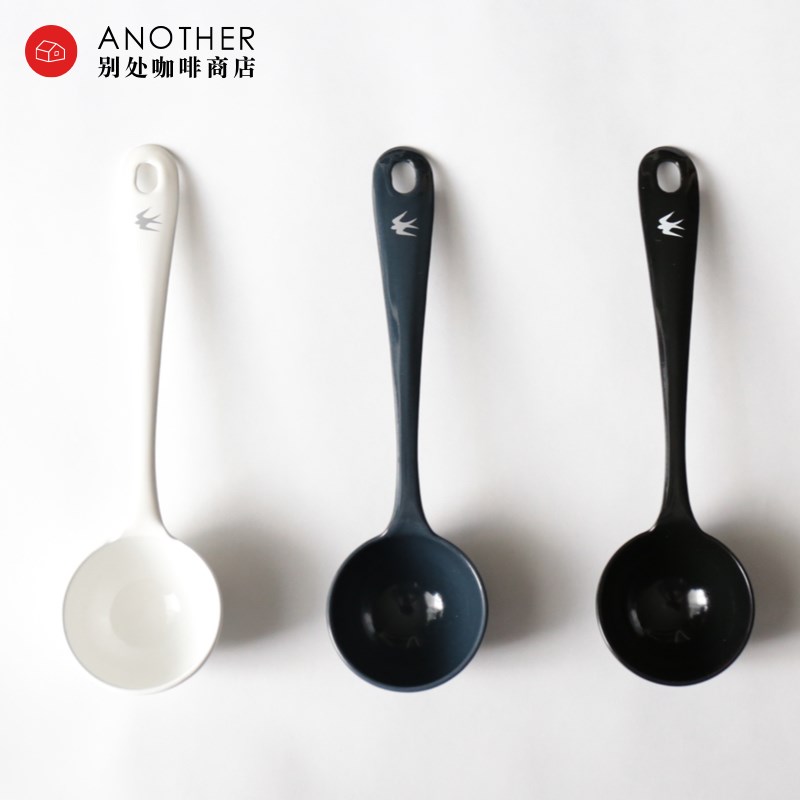 日本 燕印GSP 不锈钢珐琅咖啡豆咖啡粉勺子