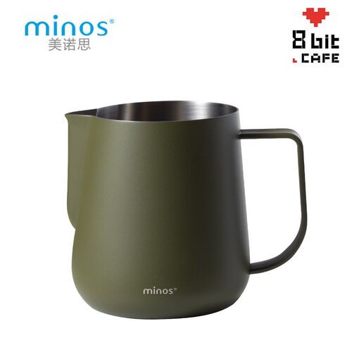 美诺思minos 拉花缸不锈钢奶泡杯子尖嘴打奶缸带刻度咖啡拉花杯