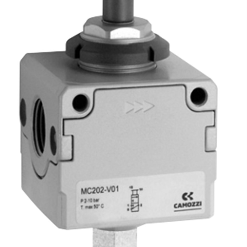 康茂胜CAMOZZI  MC202-V01手控型可锁隔离三通阀 康茂盛 M202-D00