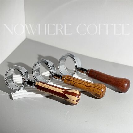 澳洲Pullman品牌木质手柄 冲煮头无底咖啡手柄58mm尺寸LM/E61型号