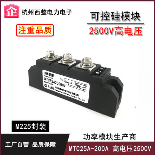2500V可控硅模块高压160A MTC55-25 MTC110A2500V 200A