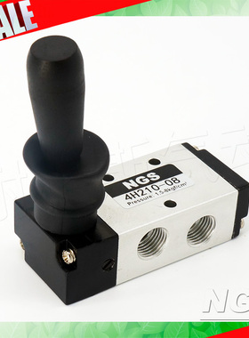 气动手动阀4H230C-08 4H330C-10 4H410C-15弹簧复位4HA中泄式E压P