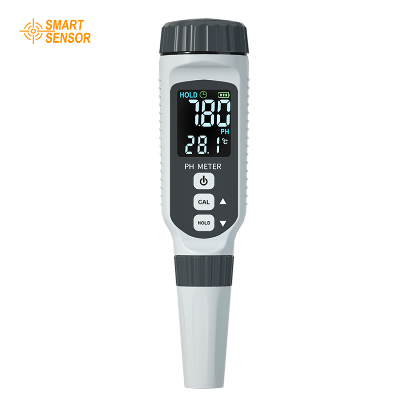 希玛PH828+便携式PH计高精度笔式检测仪彩屏数显PH值酸碱度计