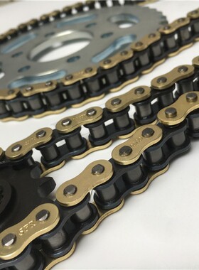 适用贝纳利TNT150红宝龙BJ150-29B/29A套链油封链条链盘牙盘链轮