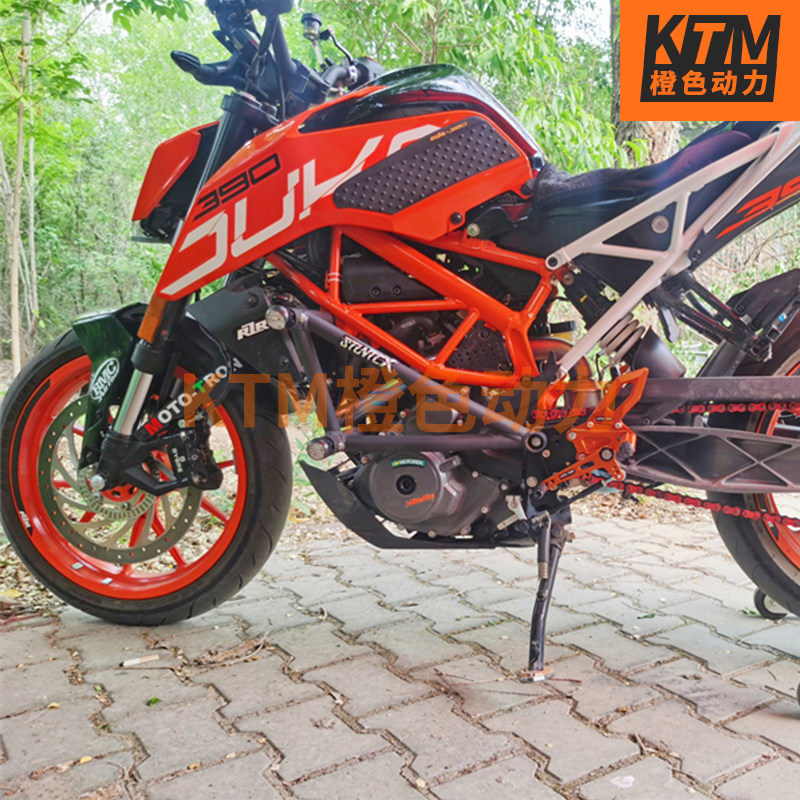 2019 KTM DUKE 390 系列 摩托赛车改装配件 脚踏 牛角 护手 护盖图片